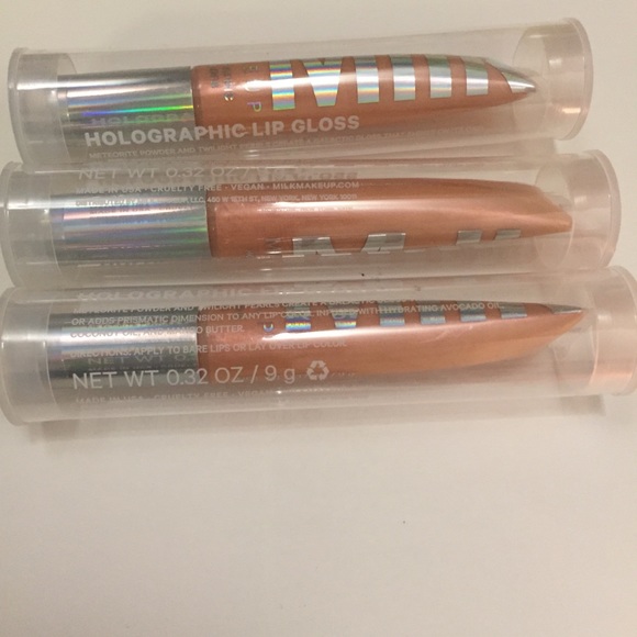 3 x Milk holographic Lip Gloss - Picture 3 of 3